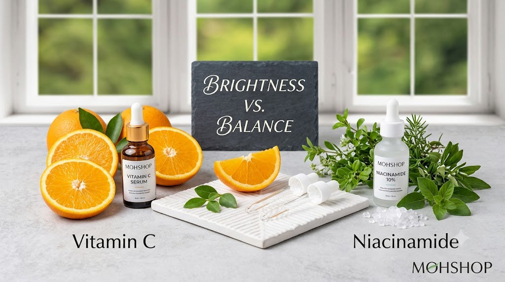 Vitamin C vs Niacinamide