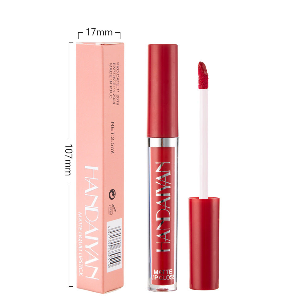 Matte Non-Stick Lip Gloss – Non-Fading Liquid Lipstick