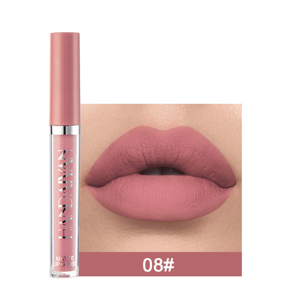 Matte Non-Stick Lip Gloss – Non-Fading Liquid Lipstick