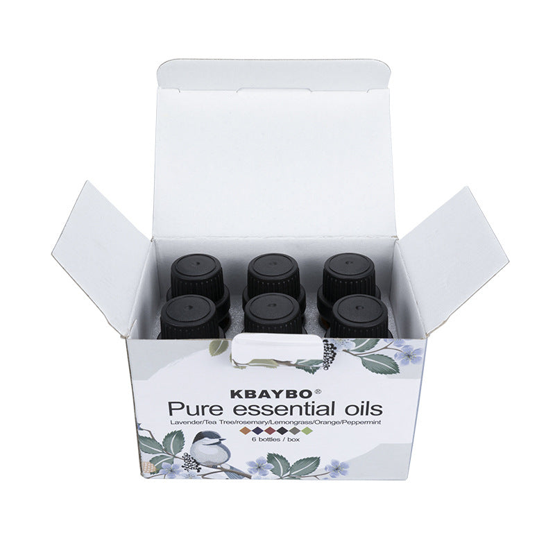 Essential Oils 6-Unit Kit for Wellness & Relaxation