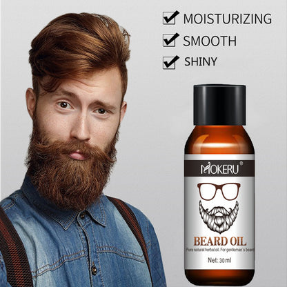 Organic Beard Growth Oil for Fuller, Thicker Beard