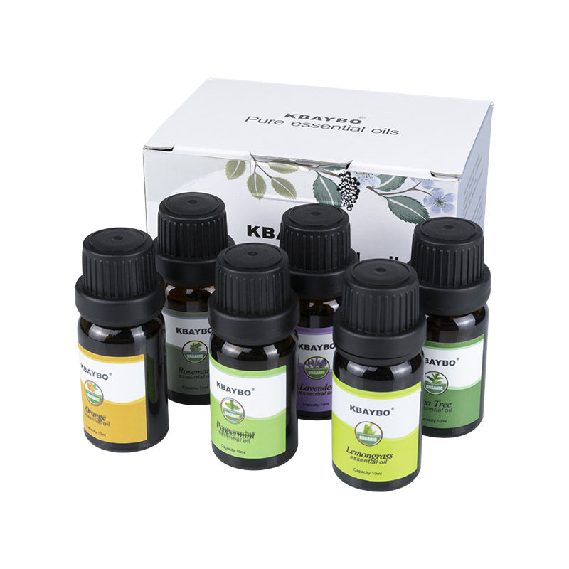 Essential Oils 6-Unit Kit for Wellness & Relaxation