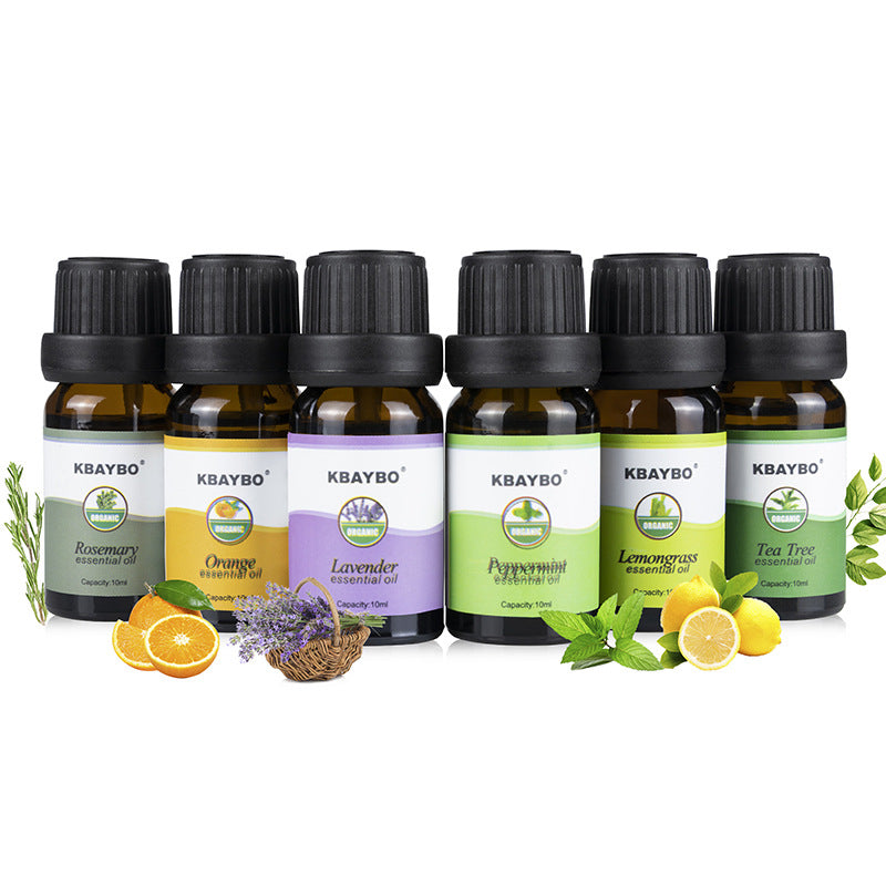 Essential Oils 6-Unit Kit for Wellness & Relaxation